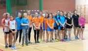 Dziewczęta na Finale Rejonu Poznań Teren Wschód w Drużynowym Badmintonie